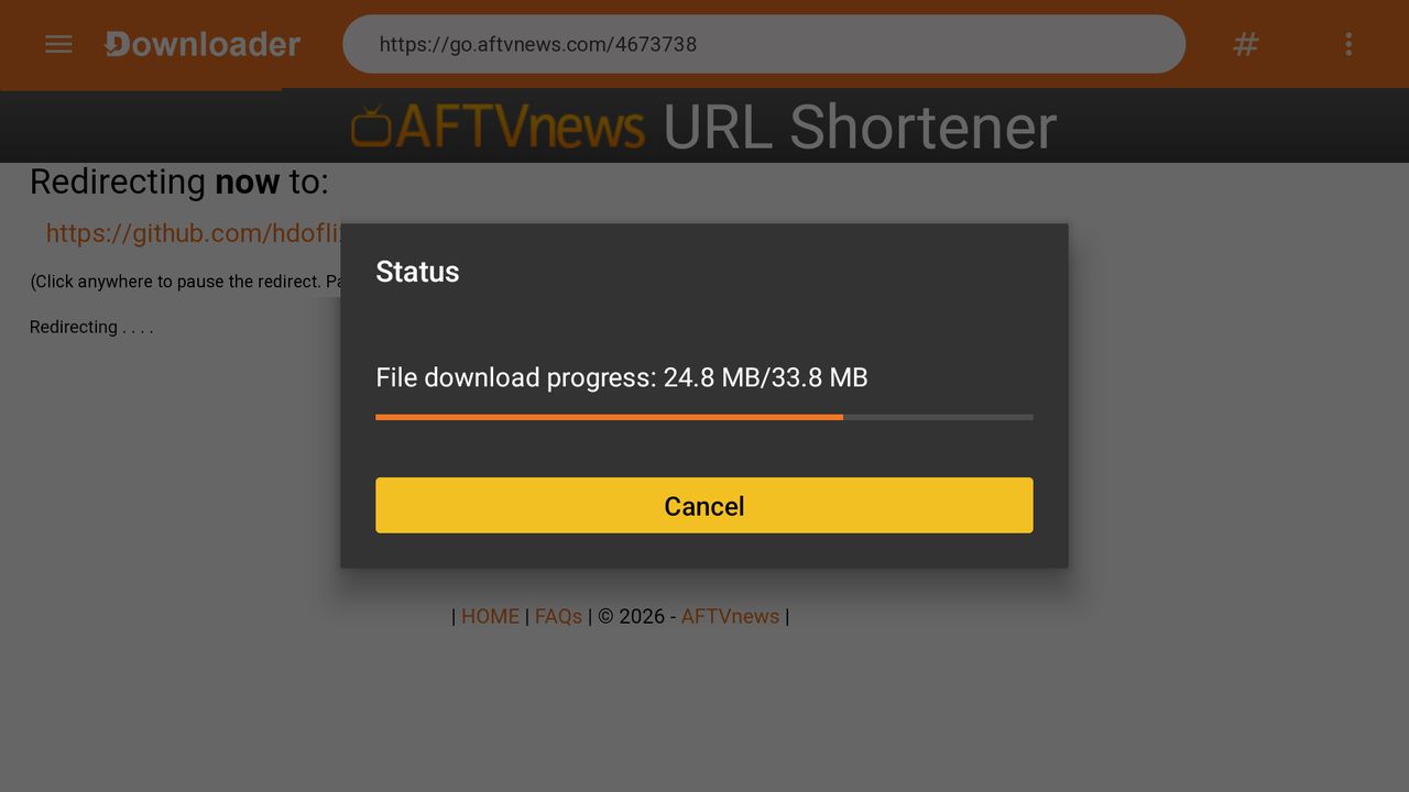 Download progress in Downloader